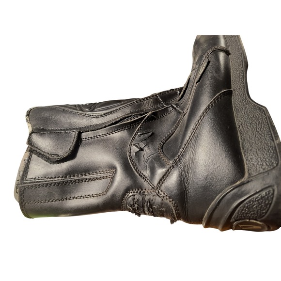 Vega‎ Motorcycle Riding Boots Men's Black Sport Bike Touring Size US 11 - Picture 12 of 16